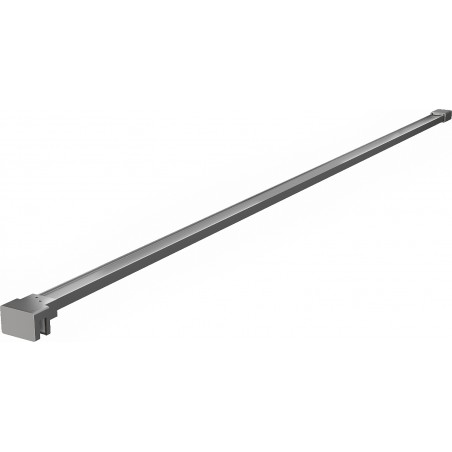 Mexen jednoduchá konzola pro sprchovou stěnu 6-8 mm, gun metal - 800-01-95
