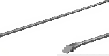 Mexen jednoduchá konzola pro sprchovou stěnu 6-8 mm, gun metal - 800-01-95