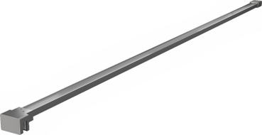 Mexen Uni-P1 rovná vzpěra pro sprchovou stěnu 6–8 mm, gun metal - 800-01-95