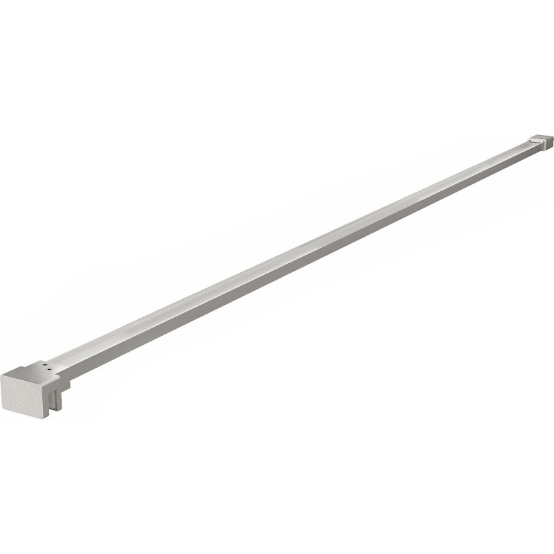 Mexen Uni-P1 rovná vzpěra pro sprchovou stěnu 6–8 mm, kartáčovaný nikl - 800-01-97