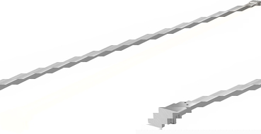 Mexen jednoduchý držák pro sprchovou stěnu 6-8 mm, kartáčovaný nikl - 800-01-97