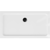 Mexen Flat obdélníková sprchová vanička slim 140 x 70 cm, bílá, černý sifon - 40107014B