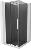 Mexen Velar sprchový kout posuvný 90 x 90 cm, grafit, bílá - 871-090-090-41-20