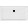 Mexen Flat obdélníková sprchová vanička slim 130 x 70 cm, bílá, černý sifon - 40107013B