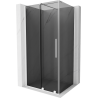 Mexen Velar sprchový kout posuvný 110 x 75 cm, grafit, bílý - 871-110-075-41-20