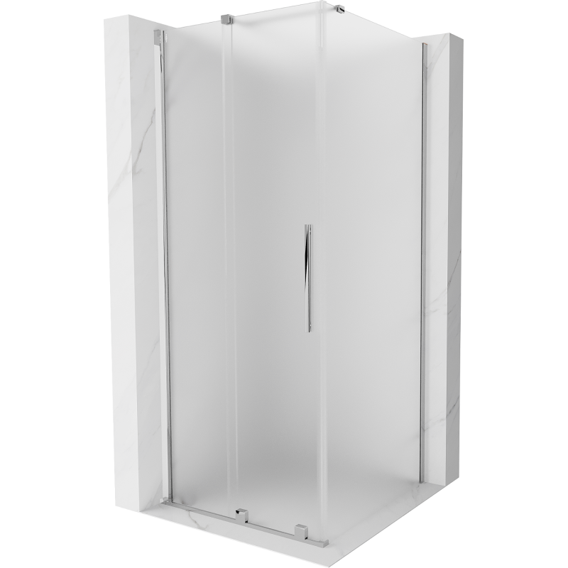 Mexen Velar sprchový kout posuvný 90 x 90 cm, mráz, chrom - 871-090-090-31-01
