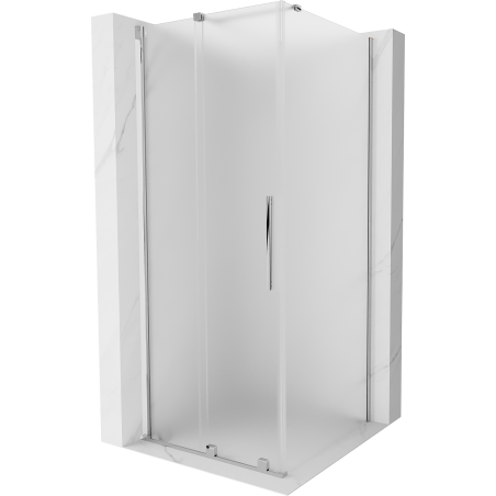 Mexen Velar sprchový kout posuvný 90 x 90 cm, mráz, chrom - 871-090-090-31-01