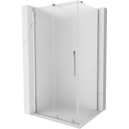 Mexen Velar posuvná sprchová kabina 110 x 90 cm, mražené sklo, chrom - 871-110-090-31-01
