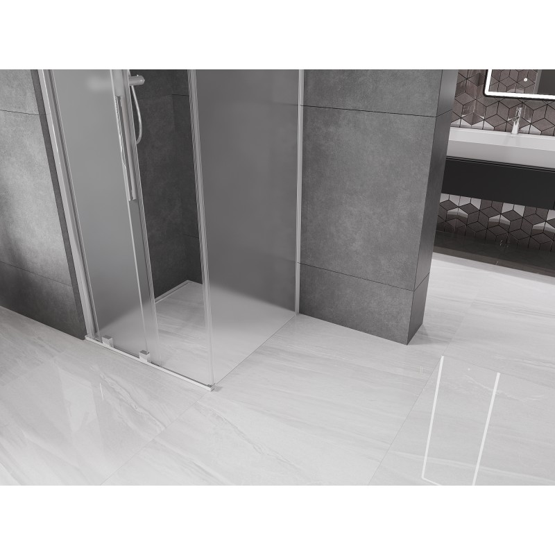 Mexen Velar posuvná sprchová kabina 120 x 120 cm, matná, chrom - 871-120-120-31-01