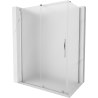 Mexen Velar sprchový kout posuvný 150 x 85 cm, mráz, chrom - 871-150-085-31-01
