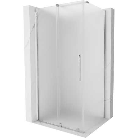 Mexen Velar rozkládací sprchový kout 150 x 100 cm, mráz, chrom - 871-150-100-31-01