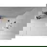 Mexen Flat sprchová vanička čtvercová slim 70 x 70 cm, bílá, černý sifon - 40107070B