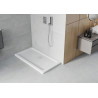 Mexen Flat obdélníkový sprchový kout slim 140 x 70 cm, bílý, sifon chrom - 40107014