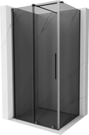 Mexen Velar posuvná sprchová kabina 100 x 90 cm, grafit, gun gray kartáčovaný - 871-100-090-41-66