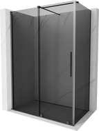 Mexen Velar sprchový kout posuvný 130 x 70 cm, grafit, kartáčovaná gun gray - 871-130-070-41-66