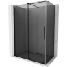 Mexen Velar posuvná sprchová kabina 150 x 85 cm, grafitová, černá - 871-150-085-41-70