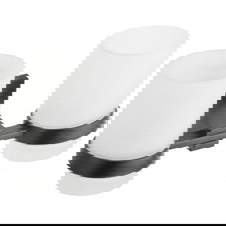 Mexen Vane dvojitý kelímek na kartáčky, černý - 7020952-70