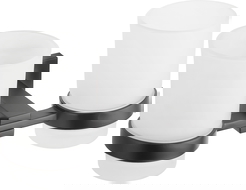 Mexen Vane dvojitý kelímek na kartáčky, černý - 7020952-70