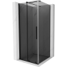 Mexen Velar posuvná sprchová kabina 90 x 90 cm, grafit, černá - 871-090-090-41-70