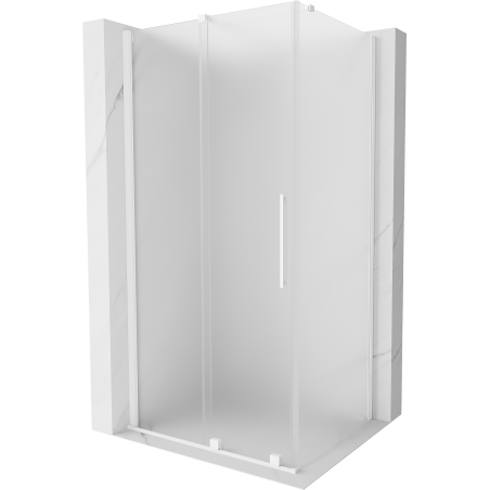 Mexen Velar posuvná sprchová stěna 110 x 120 cm, matná, bílá - 871-110-120-31-20
