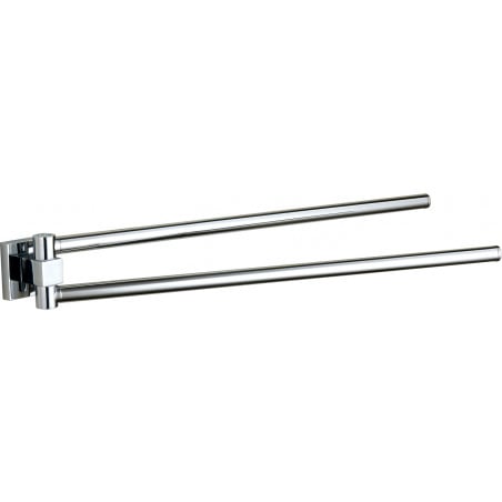 Mexen Rufo dvojitý otočný věšák na ručník, chrom - 7050925-00