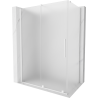 Mexen Velar posuvná sprchová kabina 150 x 90 cm, mat, bílá - 871-150-090-31-20