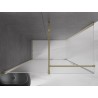Mexen Velar posuvná sprchová kabina 140 x 75 cm, mat, zlatá - 871-140-075-31-50