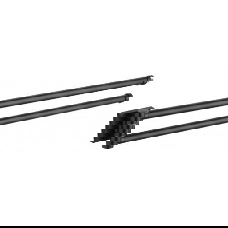 Mexen Rufo dvojitý otočný držák na ručníky, černý - 7050925-70