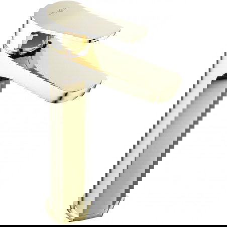 Mexen Lerma vysoká umyvadlová baterie, zlatá - 74310-50