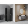 Mexen Rio čtvercový sprchový kout 90 x 90 cm, grafit, chrom - 860-090-090-01-40