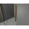 Mexen Velar posuvná sprchová kabina 90 x 80 cm, mat, zlato kartáčované - 871-090-080-31-55