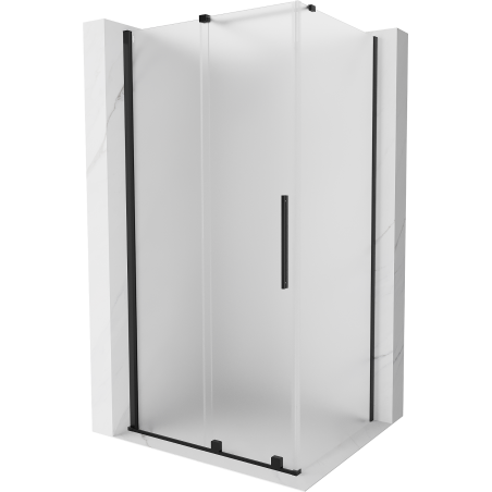 Mexen Velar sprchová kabina posuvná 90 x 85 cm, matná, černá - 871-090-085-31-70