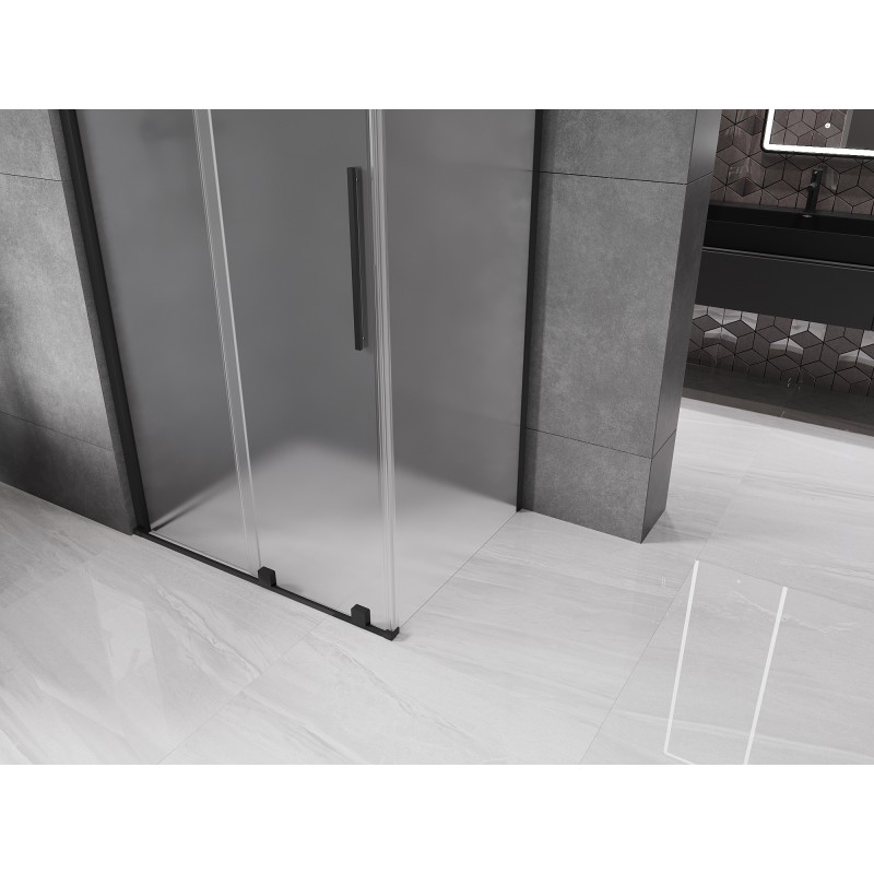 Mexen Velar posuvná sprchová kabina 130 x 85 cm, matná, černá - 871-130-085-31-70