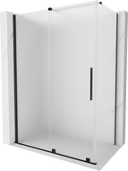 Mexen Velar posuvná sprchová kabina 150 x 90 cm, matné sklo, černá - 871-150-090-31-70