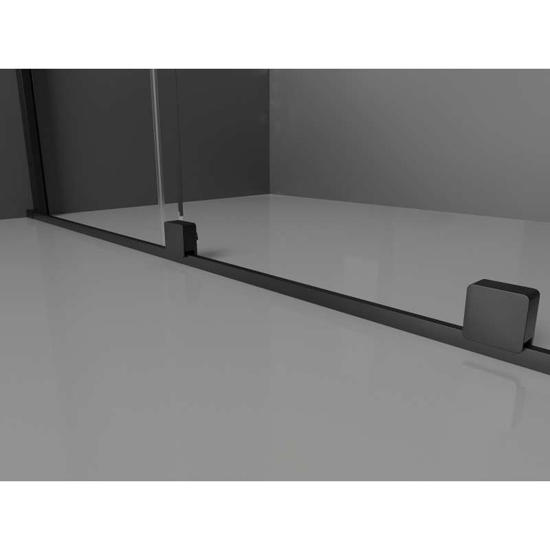 Mexen Velar sprchový kout posuvný 150 x 90 cm, matný, černý - 871-150-090-31-70