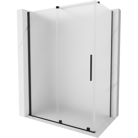 Mexen Velar rozkládací sprchový kout 160 x 80 cm, mat, černá - 871-160-080-31-70