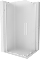 Mexen Velar Duo posuvná sprchová kabina 100 x 90 cm, matná, bílá - 871-100-090-32-20