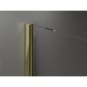 Mexen Velar Duo sprchový kout posuvný 80 x 80 cm, mat, zlatý - 871-080-080-32-50