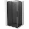 Mexen Velar Duo posuvná sprchová kabina 100 x 90 cm, grafit, kartáčovaná gun gray - 871-100-090-42-66