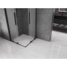 Mexen Velar Duo posuvná sprchová kabina 100 x 100 cm, matná, černá - 871-100-100-32-70