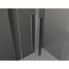 Mexen Velar Duo posuvná sprchová kabina 100 x 100 cm, transparentní, gun metal - 871-100-100-02-95