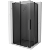 Mexen Velar Duo posuvná sprchová kabina 90 x 80 cm, grafit, gun metal - 871-090-080-42-95