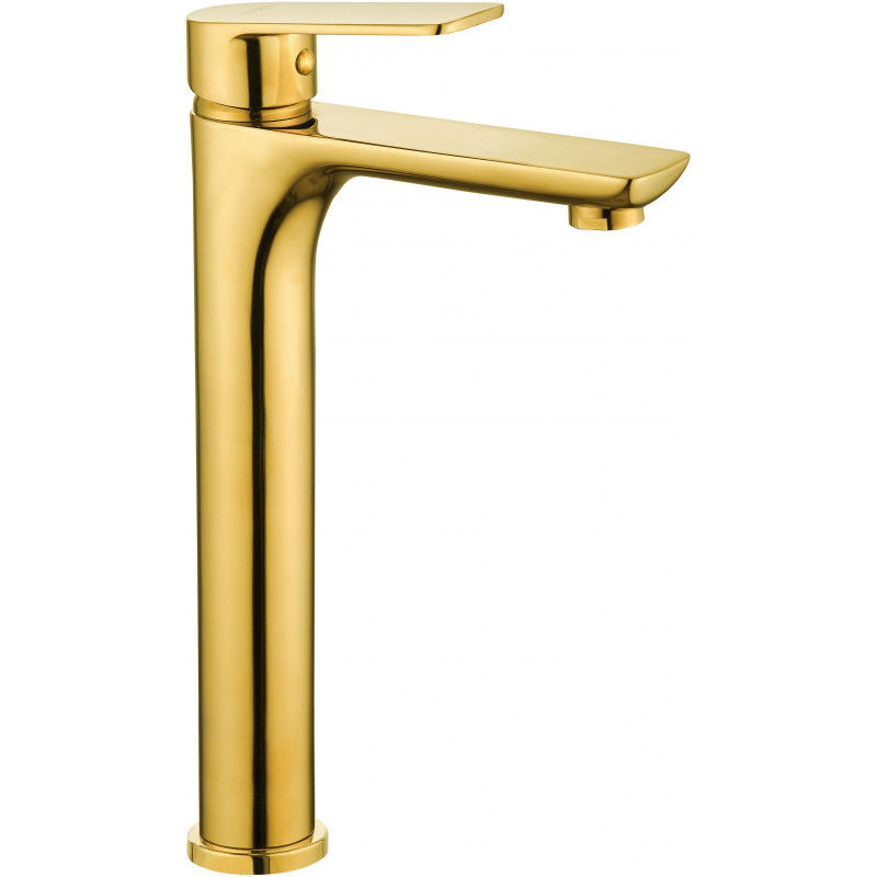 Mexen Alfa vysoká umyvadlová baterie, zlatá - 745710-50
