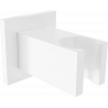 Mexen Cube sprchový držák, bílý - 79350-20