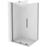 Mexen Velar posuvná sprchová stěna Walk-in 90 x 200 cm, matné sklo 8 mm, gun gray kartáčovaný - 871-090-000-33-66