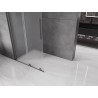 Mexen Velar posuvná sprchová stěna Walk-in 90 x 200 cm, matné sklo 8 mm, gun gray kartáčovaný - 871-090-000-33-66