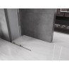 Mexen Velar posuvná sprchová stěna Walk-in 90 x 200 cm, matné sklo 8 mm, gun gray kartáčovaný - 871-090-000-33-66