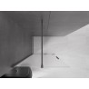Mexen Velar posuvná sprchová stěna Walk-in 90 x 200 cm, matné sklo 8 mm, gun gray kartáčovaný - 871-090-000-33-66