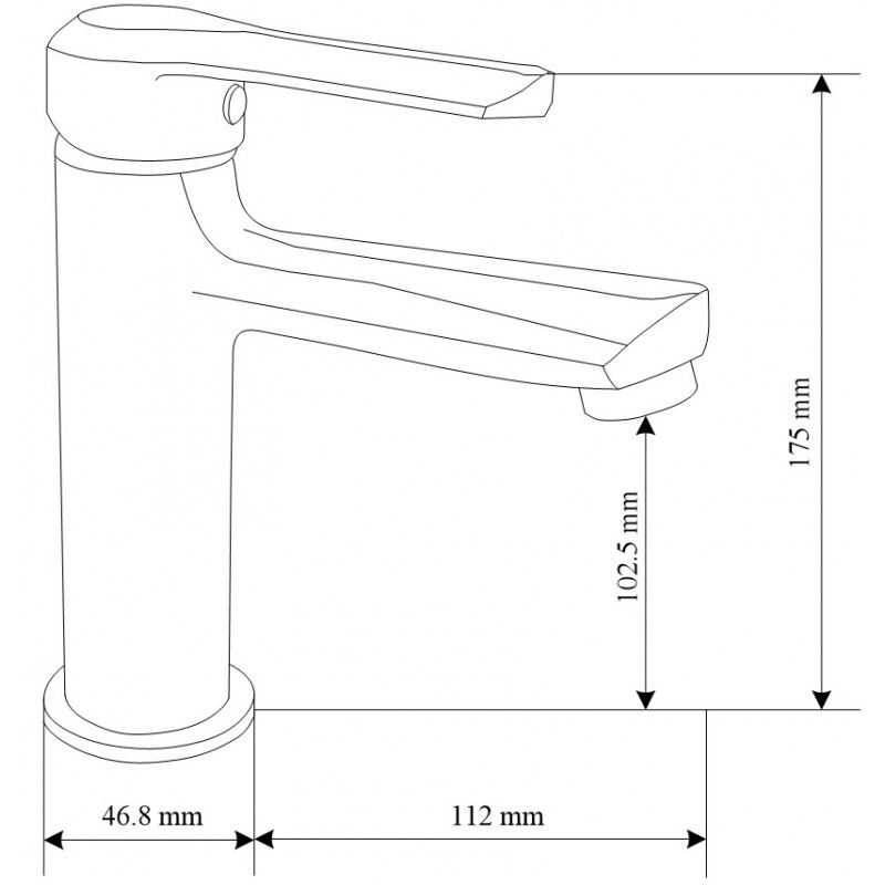 Mexen Sabre R74 vanová sada, chrom - 72103R74-00