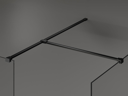 Mexen T spojka pro nástěnné podpěry, černá - 800-09-70